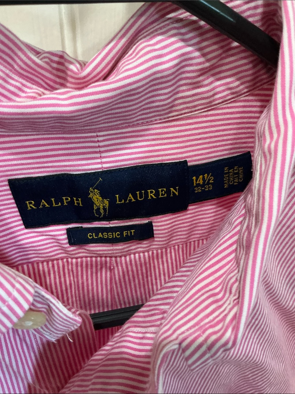Polo by Ralph Lauren Pink Striped Button-Down Shirt - Picture 2 of 3